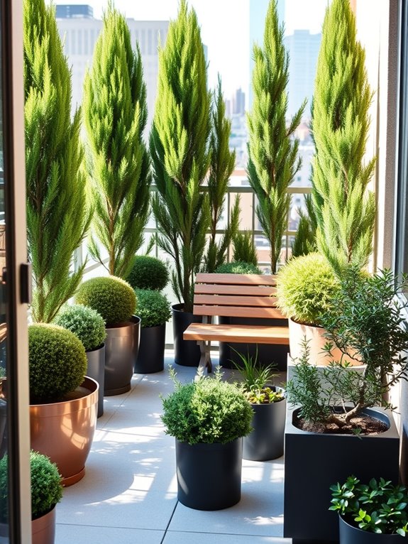 evergreen foundation garden design