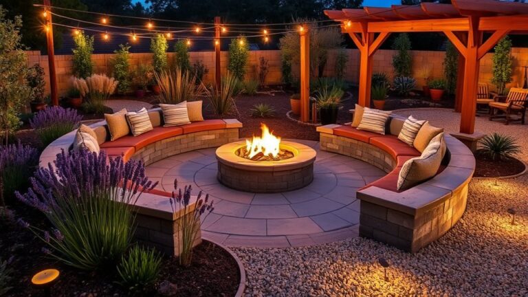 fire pit garden design