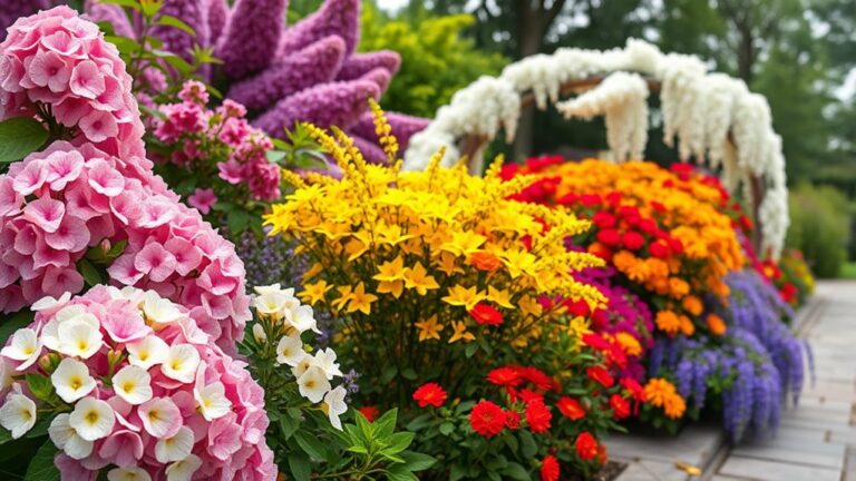 flowering shrubs garden design