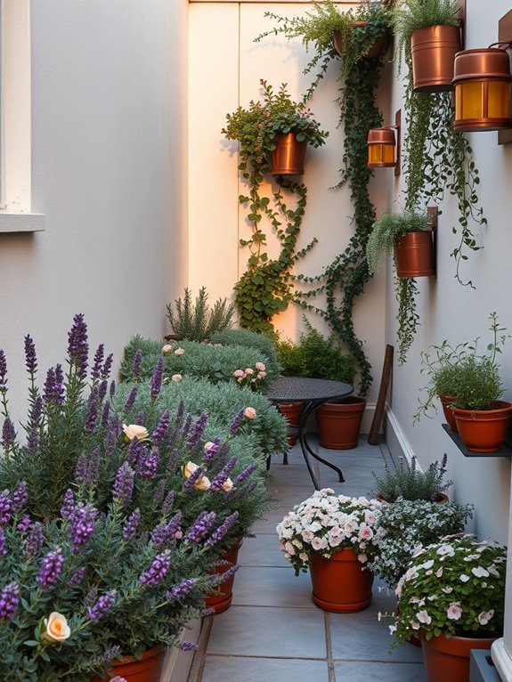 fragrant garden border design
