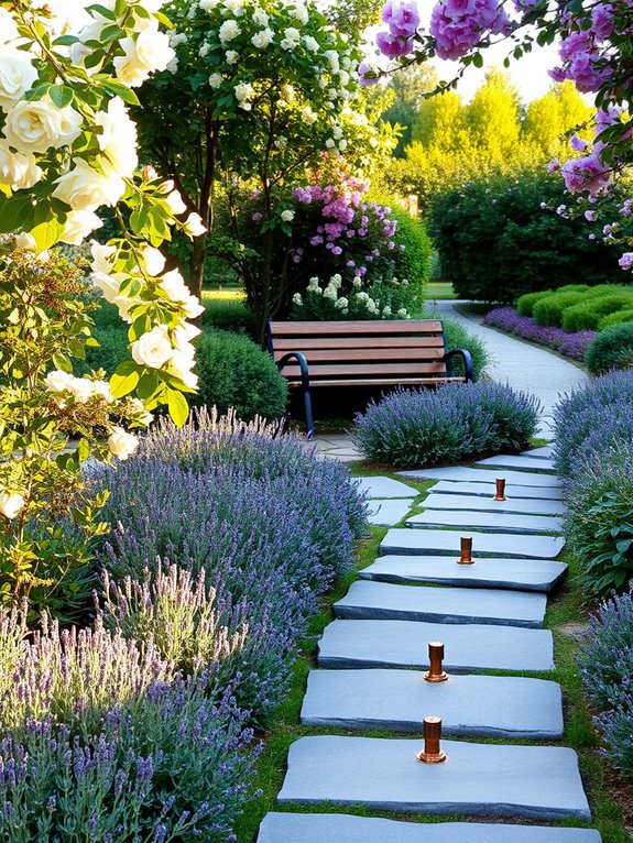 fragrant garden path design