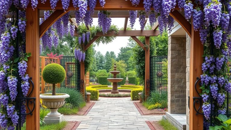 framing scenic garden views