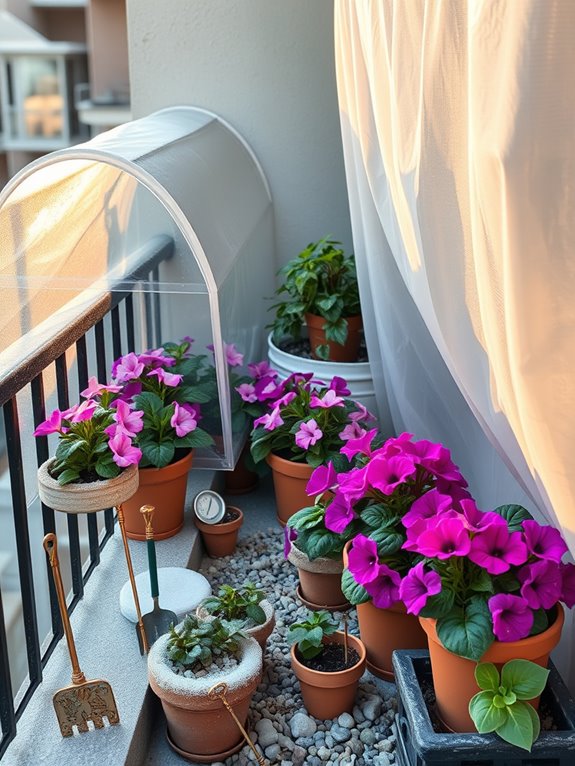 frost protection methods for petunias