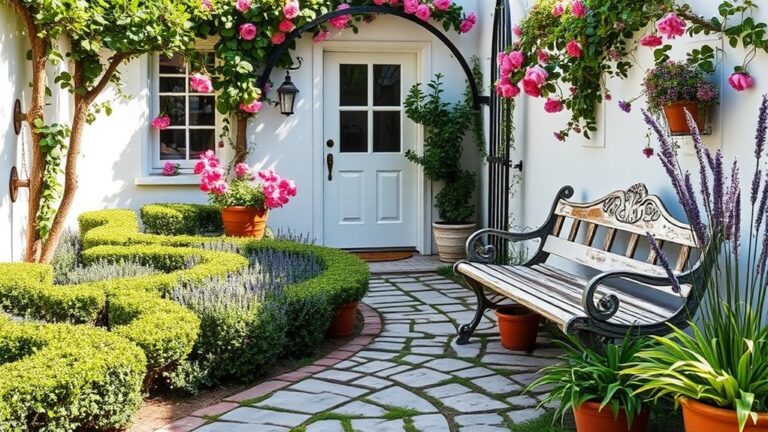 functional garden entryway ideas