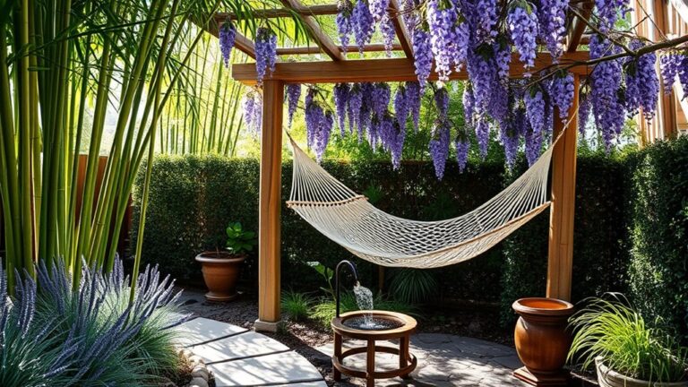 hammock friendly garden designs