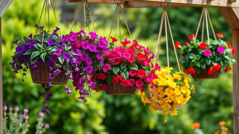 hanging baskets garden ideas