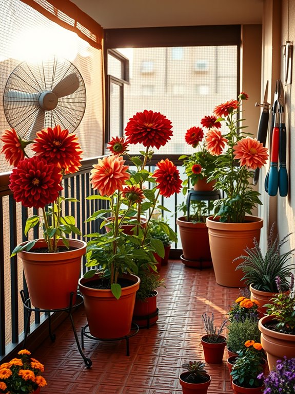 healthy dahlia garden practices