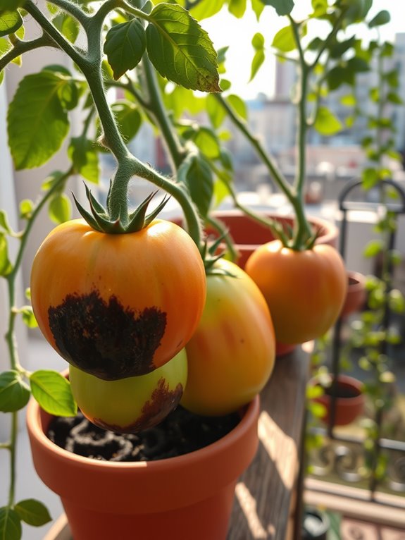 identifying tomato black spots
