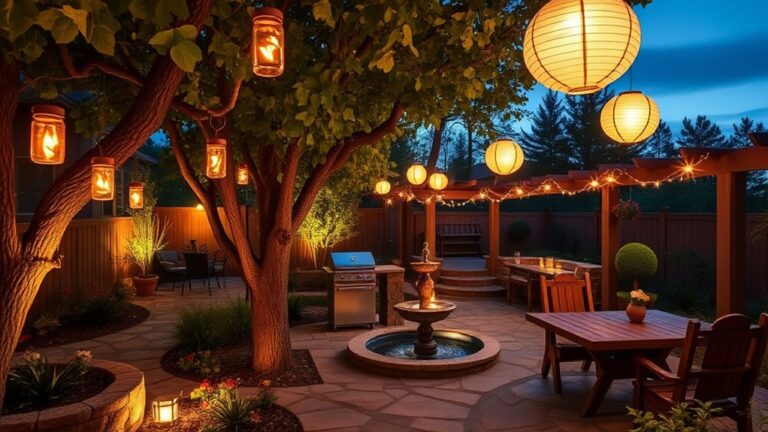 illuminated garden design ideas