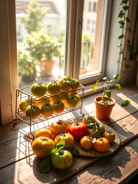 indoor tomato ripening methods