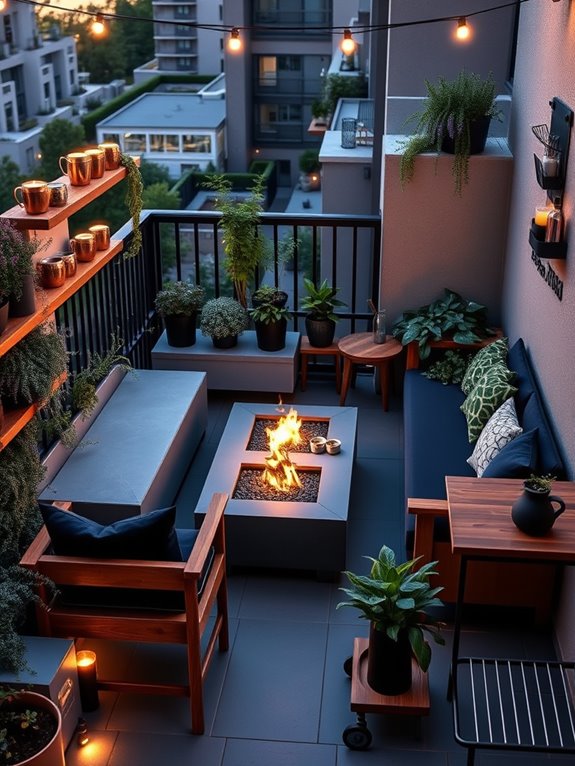 integrated outdoor entertainment areas