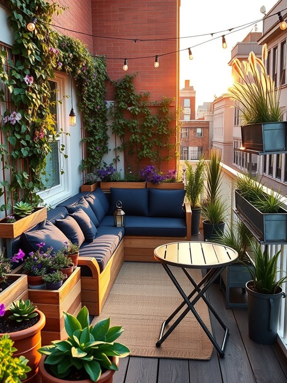 inviting outdoor living space