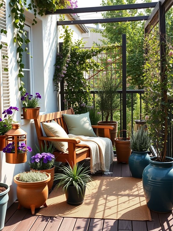 inviting outdoor living space