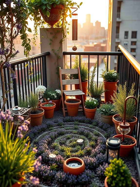 labyrinth garden sensory experience