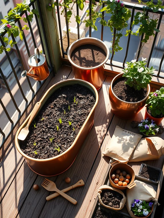 layered bulb garden design