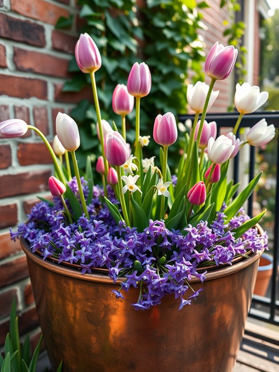 layered bulb planting technique