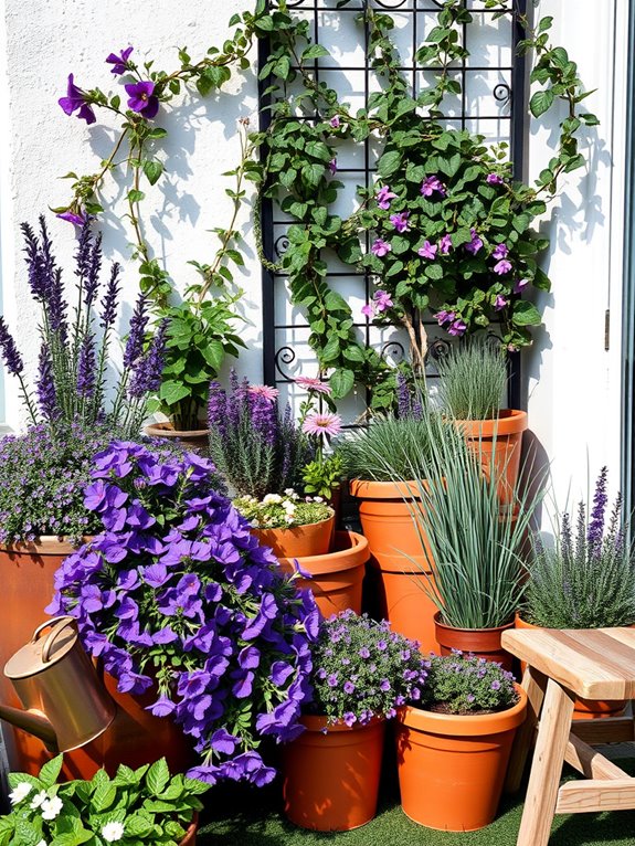 layered companion planting design