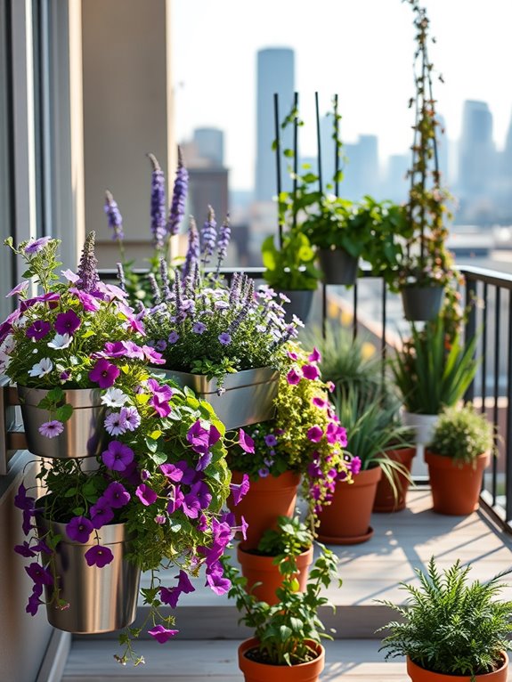 layered garden border design