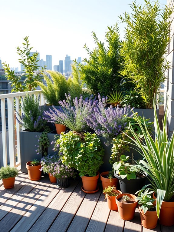 layered plant border design