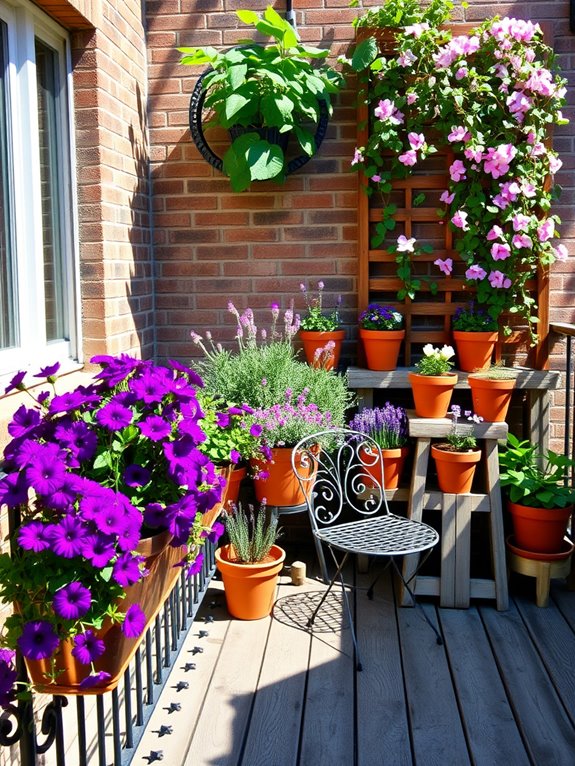 layered planting for depth