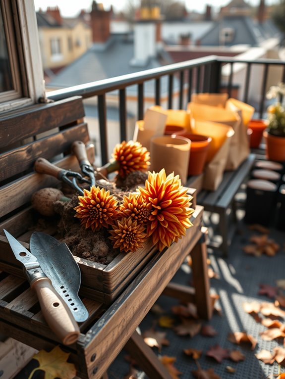lift dahlia tubers carefully