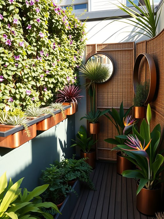 living canvas of plants