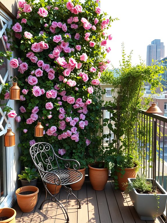 living fortress of roses