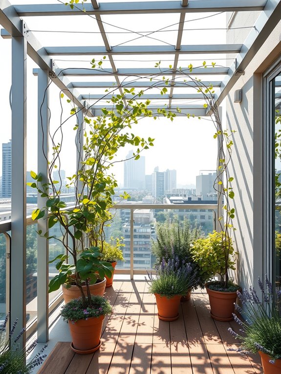 living pergola support structures
