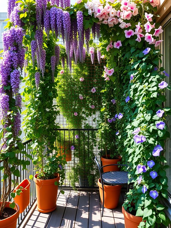 living privacy screen plants