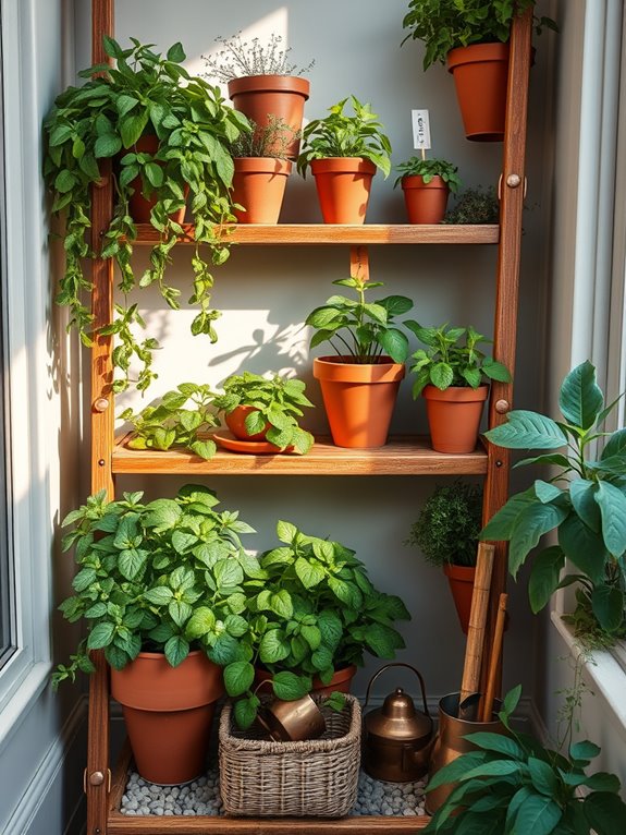 lush shade herb sanctuary
