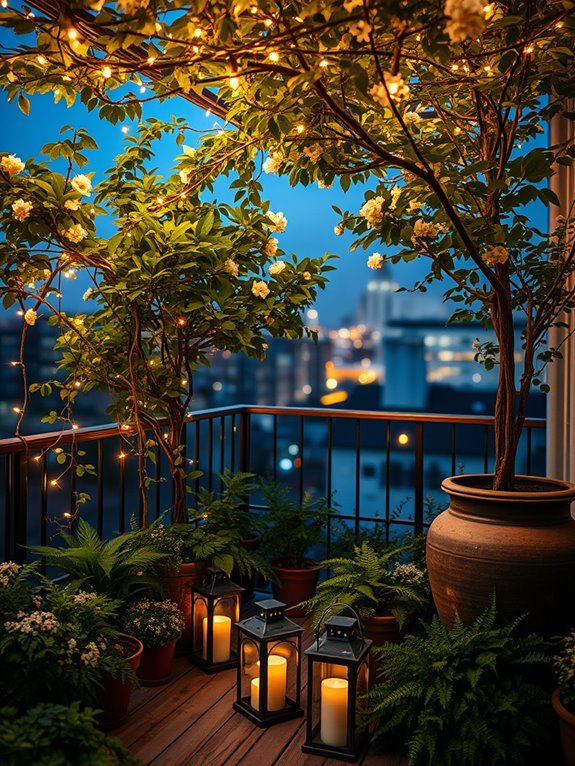 magical fairy light canopy