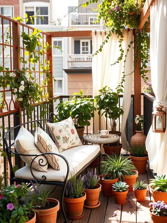 magical garden seating nooks