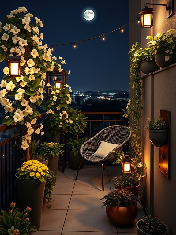 magical night blooming garden design
