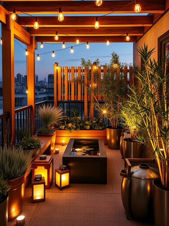 magical nighttime garden lighting