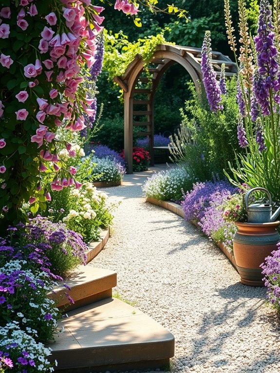 meandering garden pathways design