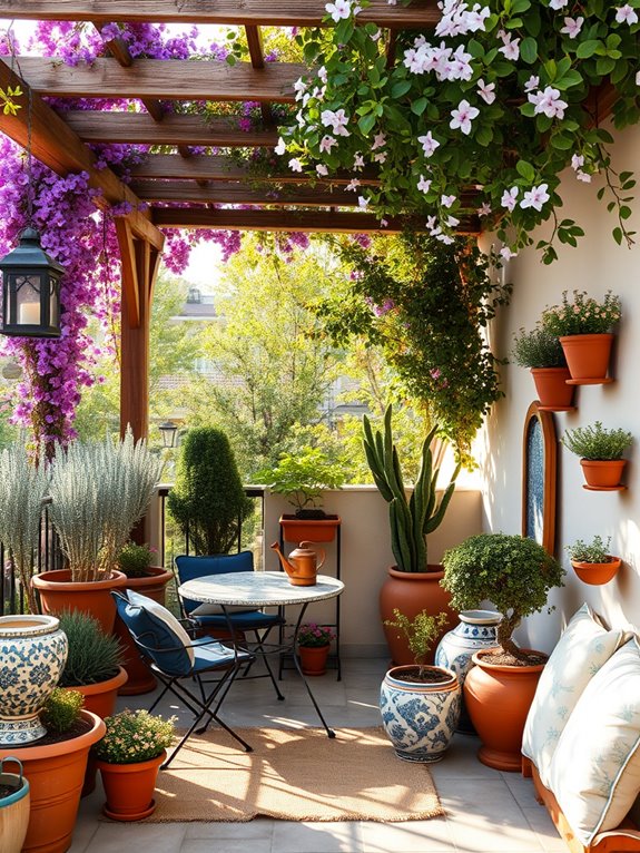 mediterranean garden oasis design