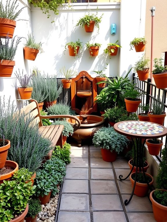 mediterranean herb garden design