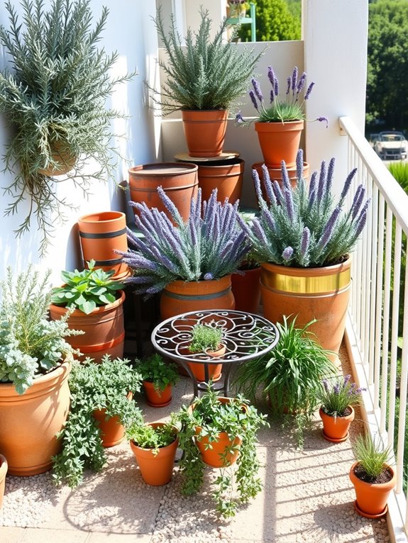 mediterranean herb garden design