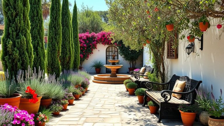 mediterranean inspired garden design