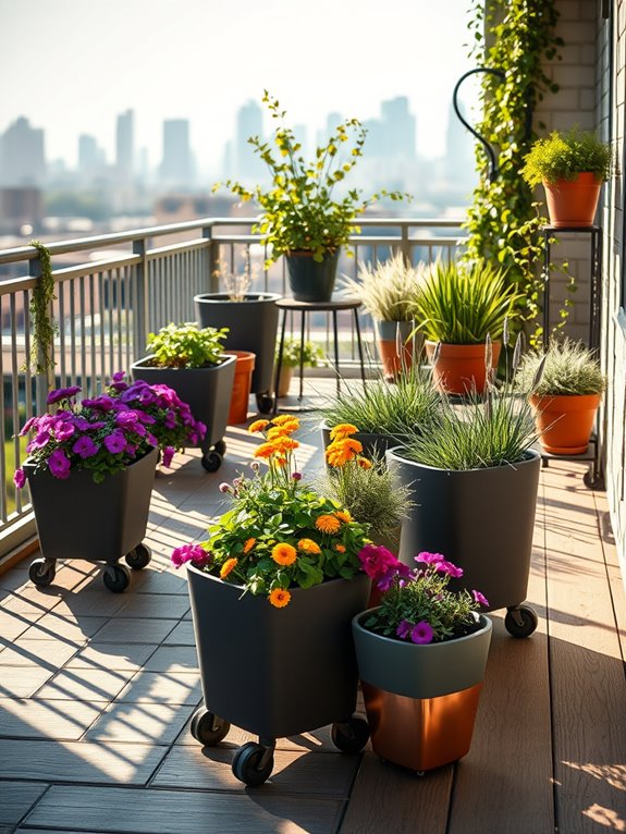 mobile sun tracking gardens
