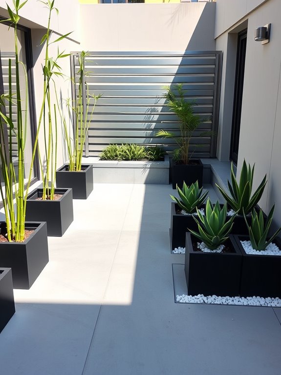modern geometric outdoor design