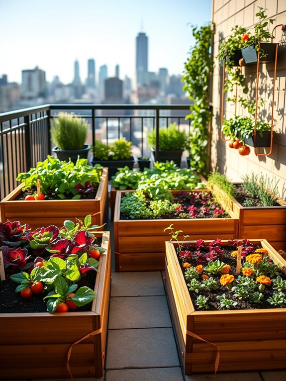 modular square foot gardening design