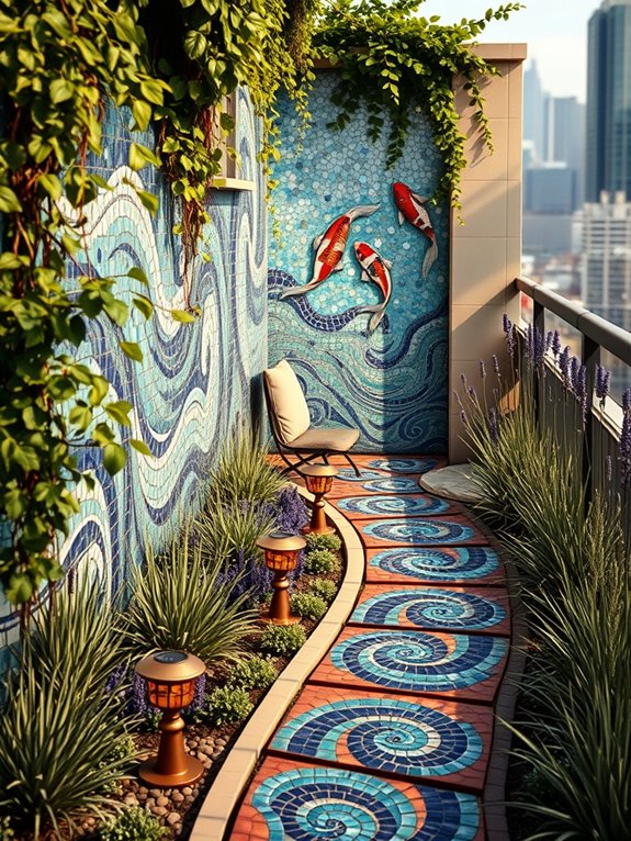 mosaic art for gardens