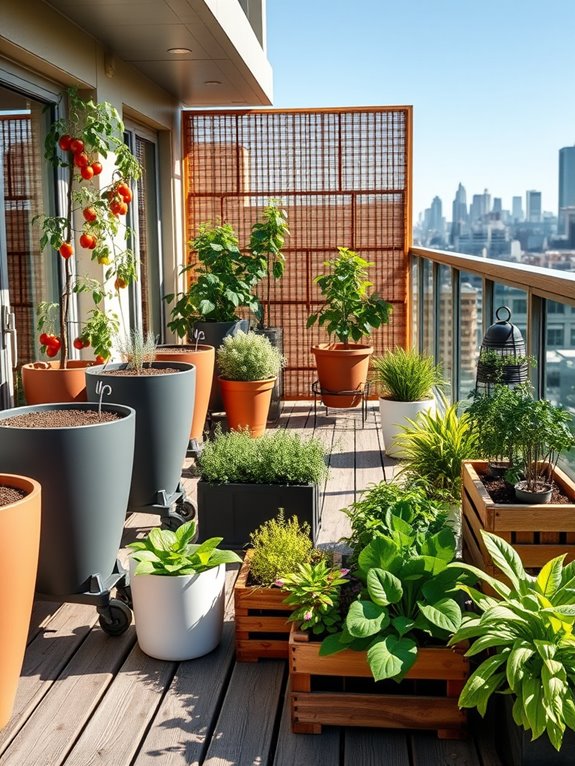 movable garden container design