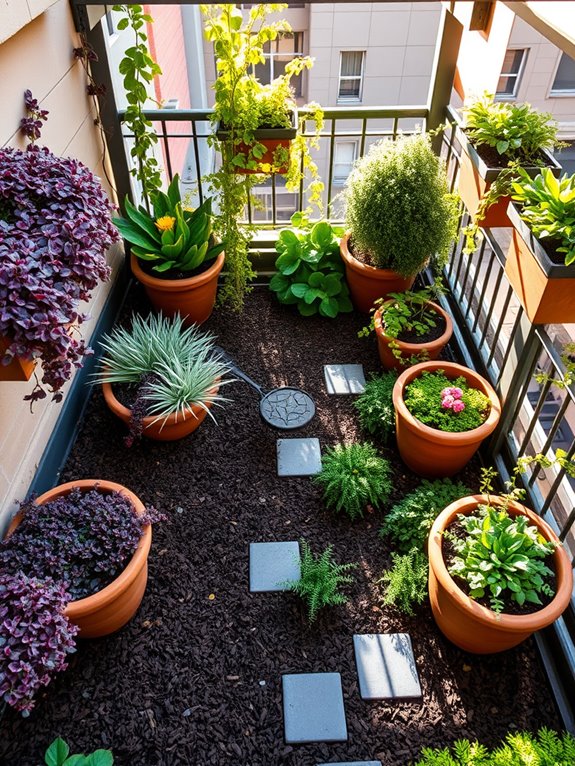 mulch and ground cover harmony