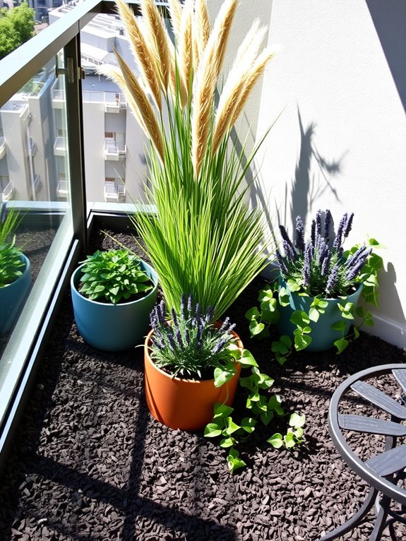 mulch enhances garden aesthetics