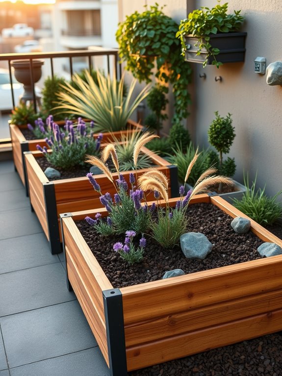mulched garden beds enhance beauty