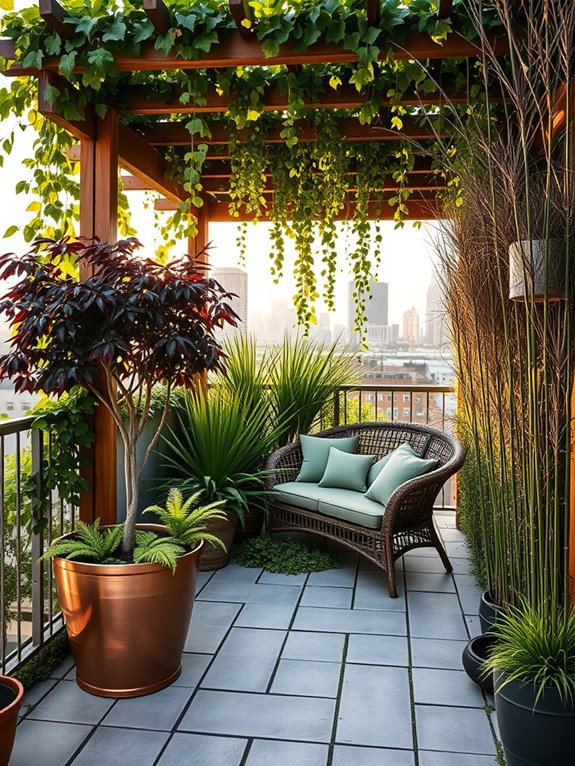 natural shade garden oasis