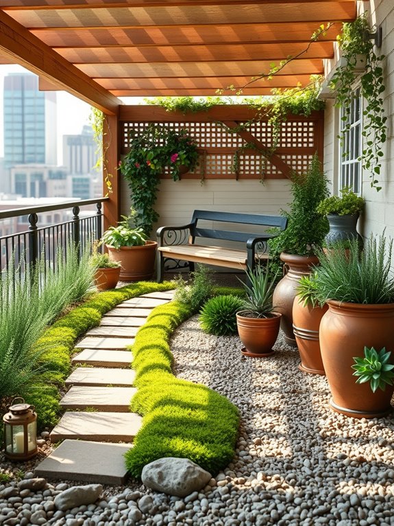 natural stone garden pathways
