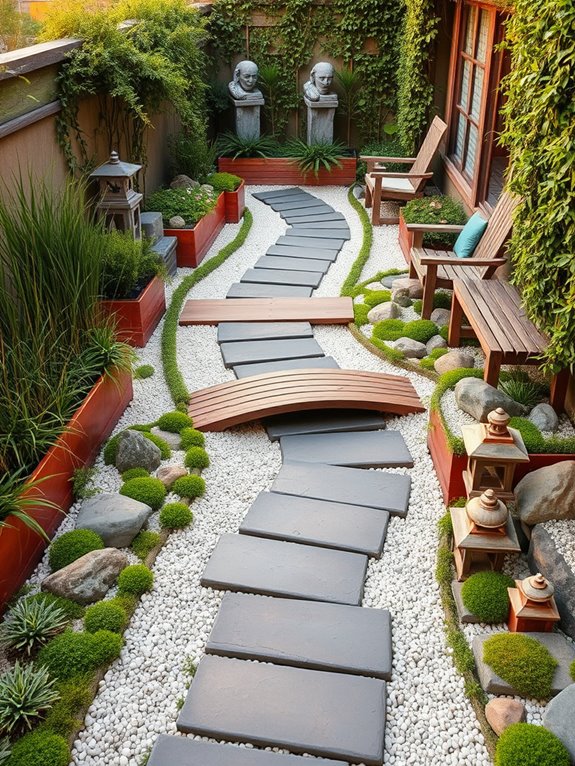 natural stone garden pathways